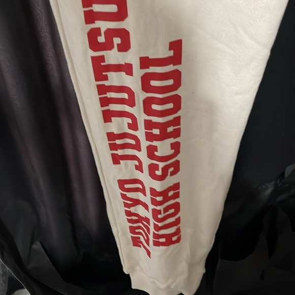 Brand new anime, sweatpants, three XL color cream - Picture 3 of 4